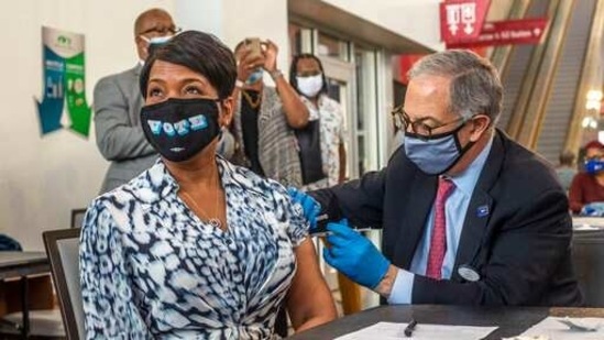Last week, the CDC also publicly released county level data for the first time since the rollout began. (AP) Last week, the CDC also publicly released county level data for the first time since the rollout began. (AP)