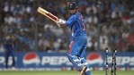 Gautam Gambhir was bowled for 97 charging down to Thisara Perera.(Getty Images) Gautam Gambhir was bowled for 97 charging down to Thisara Perera.(Getty Images)