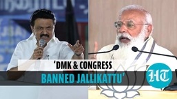 PM Modi slams DMK & Congress