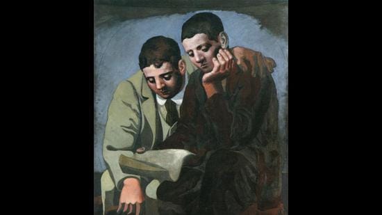 Reading the Letter by Pablo Picasso. (Picasso Museum) Reading the Letter by Pablo Picasso. (Picasso Museum)