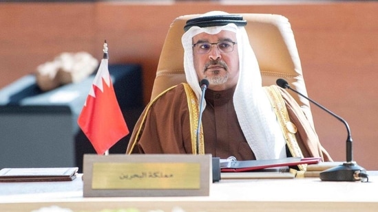 Public documents filed this month for Glympton Estates Ltd list King Hamad bin Isa al-Khalifa and his son, Crown Prince Salman Bin Hamad Bin Isa Al Khalifa, as the people with significant control of the firm REUTERS (VIA REUTERS)