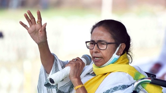 The BJP alleged that the chief minister’s conduct “harms the democratic fabric of our nation”. (PTI Photo)(PTI04_02_2021_000189A)(PTI) The BJP alleged that the chief minister’s conduct “harms the democratic fabric of our nation”. (PTI Photo)(PTI04_02_2021_000189A)(PTI)