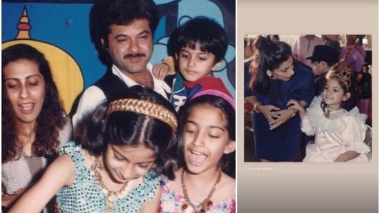 Rhea Kapoor's throwback pictures.