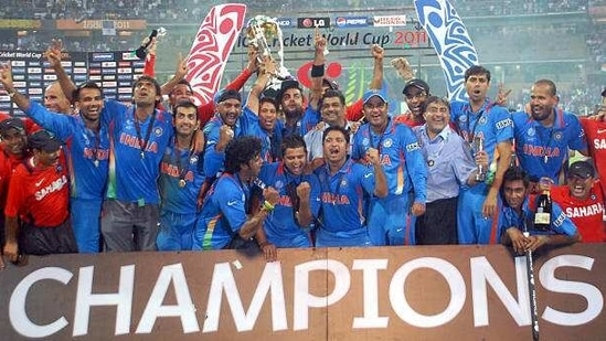 India's 2011 World Cup-winning squad(Twitter)