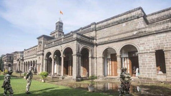 Main building of Savitribai Phule Pune University. (Pratham Gokhale/HT Photo)
