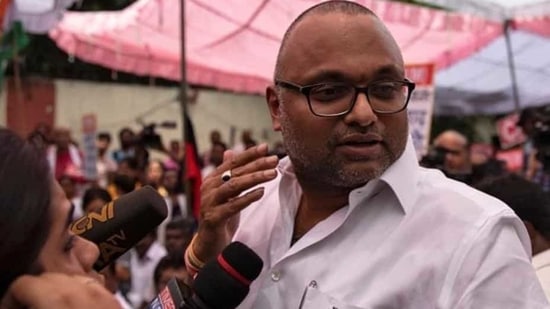 Karti Chidambaram, claimed that despite Prime Minister Narendra Modi's recent visits to poll-bound Tamil Nadu and several top BJP leaders' aggressive campaigning, the BJP's "zero MLAs, zero MPs" status will remain(Reuters file photo)