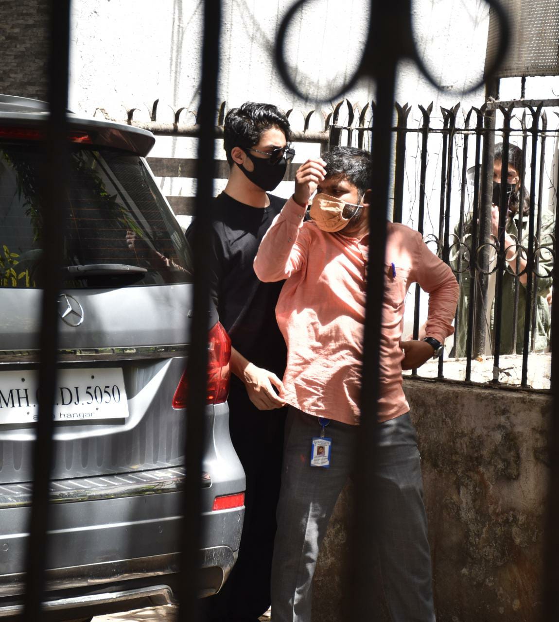 Aryan Khan seen outside a clinic in Juhu. Aryan Khan seen outside a clinic in Juhu.