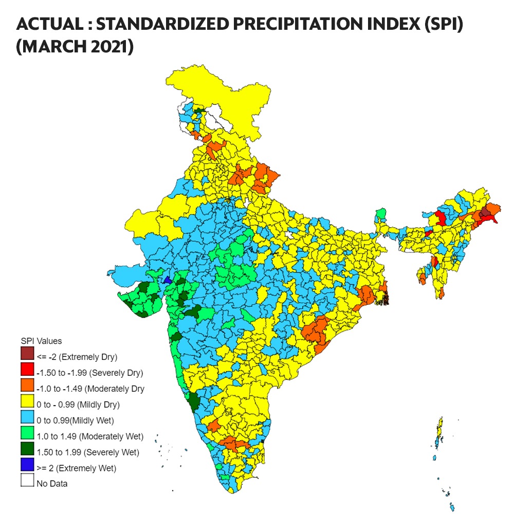 March ends with rain deficiency, dry air, soil over northwest India ...