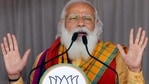 The prime minister also mocked Banerjee for her frequent criticism of the Electronic Voting Machines and the Election Commission.(ANI Photo)