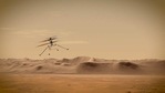 An artist's concept of Nasa's Ingenuity Mars Helicopter flying through the Red Planet's skies.(NASA/JPL-Caltech) An artist's concept of Nasa's Ingenuity Mars Helicopter flying through the Red Planet's skies.(NASA/JPL-Caltech)