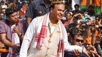 BJP leader Himanta Biswa Sarma during an election campaign rally in Assam.(PTI) BJP leader Himanta Biswa Sarma during an election campaign rally in Assam.(PTI)