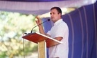 Congress leader Rahul Gandhi addresses a meeting, in Quilandy. (PTI Photo) Congress leader Rahul Gandhi addresses a meeting, in Quilandy. (PTI Photo)