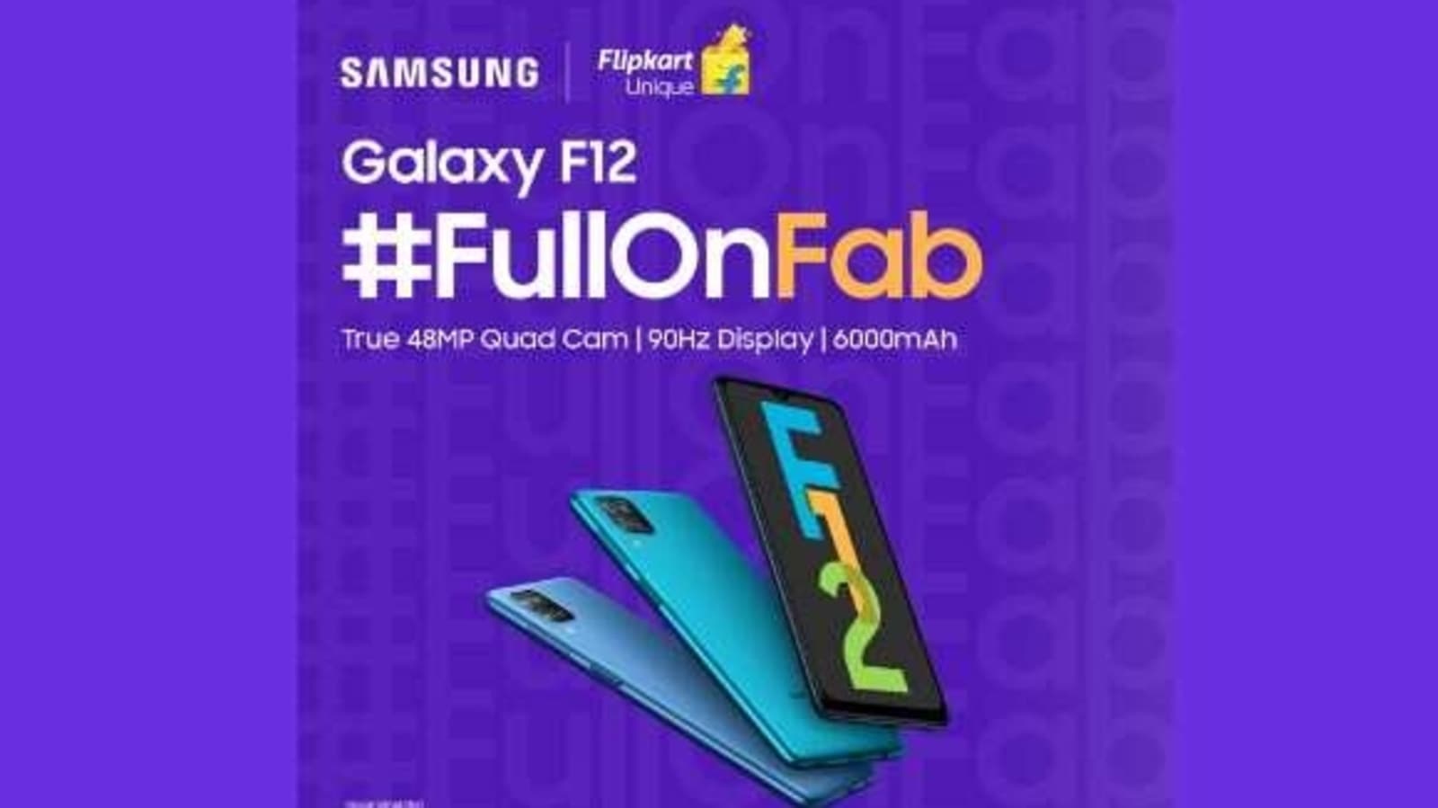 Samsung’s new Galaxy F12 offers a #FullOnFab experience with True 48MP Camera