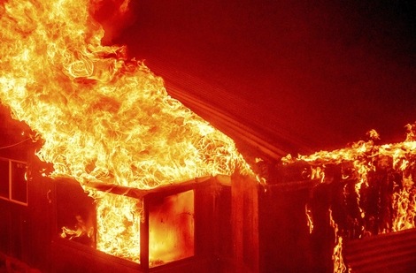 A man after having a feud with his wife set his brother-in-law's house on fire. His wife was staying there with his children and few other relatives. Four children along with two other family members burnt to death. (PTI) A man after having a feud with his wife set his brother-in-law's house on fire. His wife was staying there with his children and few other relatives. Four children along with two other family members burnt to death. (PTI)
