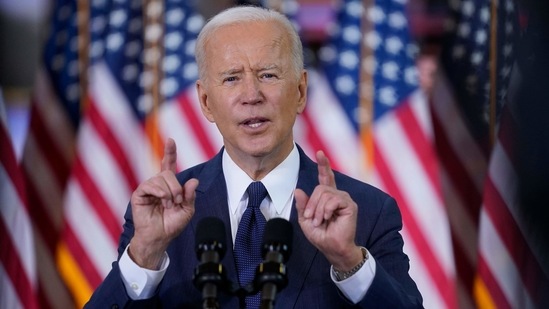Over his first two months in office, US President Joe Biden has signed into law USD 1.9 trillion Covid-19 relief bill.(AP File Photo ) Over his first two months in office, US President Joe Biden has signed into law USD 1.9 trillion Covid-19 relief bill.(AP File Photo )