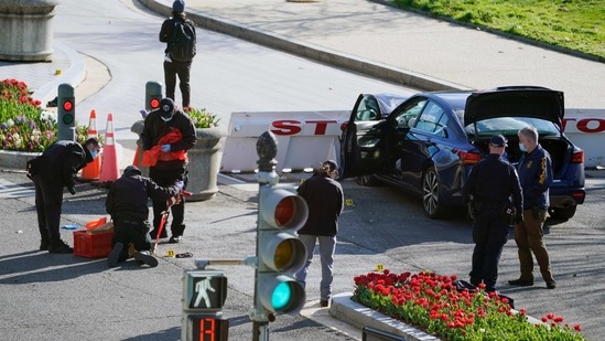 Capitol Police officer William “Billy” Evans was killed Friday when a man rammed his car into a barrier outside the Senate side of the building. (AP) Capitol Police officer William “Billy” Evans was killed Friday when a man rammed his car into a barrier outside the Senate side of the building. (AP)