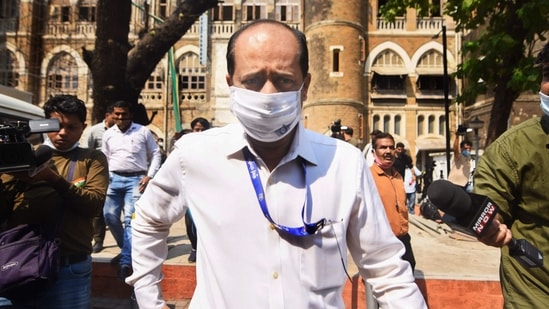 Sachin Vaze was arrested in connection with the Ambani security scare case. (PTI Photo) Sachin Vaze was arrested in connection with the Ambani security scare case. (PTI Photo)
