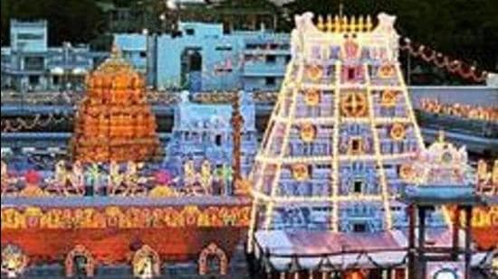 Tirumala Tirupati Devasthanams on Saturday issued orders restoring the services of several priests who had been forced to retire earlier. (PTI PHOTO.) Tirumala Tirupati Devasthanams on Saturday issued orders restoring the services of several priests who had been forced to retire earlier. (PTI PHOTO.)