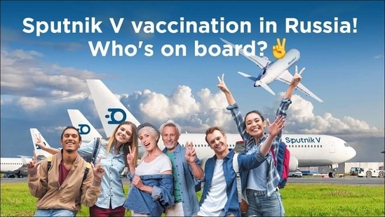 Sputnik V's new program may allow travel to Russia for Covid-19 vaccine tourism(Twitter/sputnikvaccine) Sputnik V's new program may allow travel to Russia for Covid-19 vaccine tourism(Twitter/sputnikvaccine)