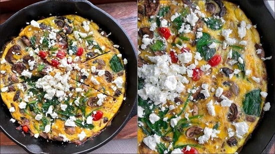 Recipe: Bookmark this Feta and Spinach Frittata for prettiest Easter brunch ever(Instagram/choosing_balance)