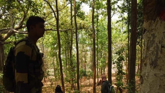 On March 21 last year, 17 security personnel, including 12 from the DRG, were killed in a Maoist ambush in Sukma district of the region. (Arabinda Mahapatra/HT File Photo) On March 21 last year, 17 security personnel, including 12 from the DRG, were killed in a Maoist ambush in Sukma district of the region. (Arabinda Mahapatra/HT File Photo)