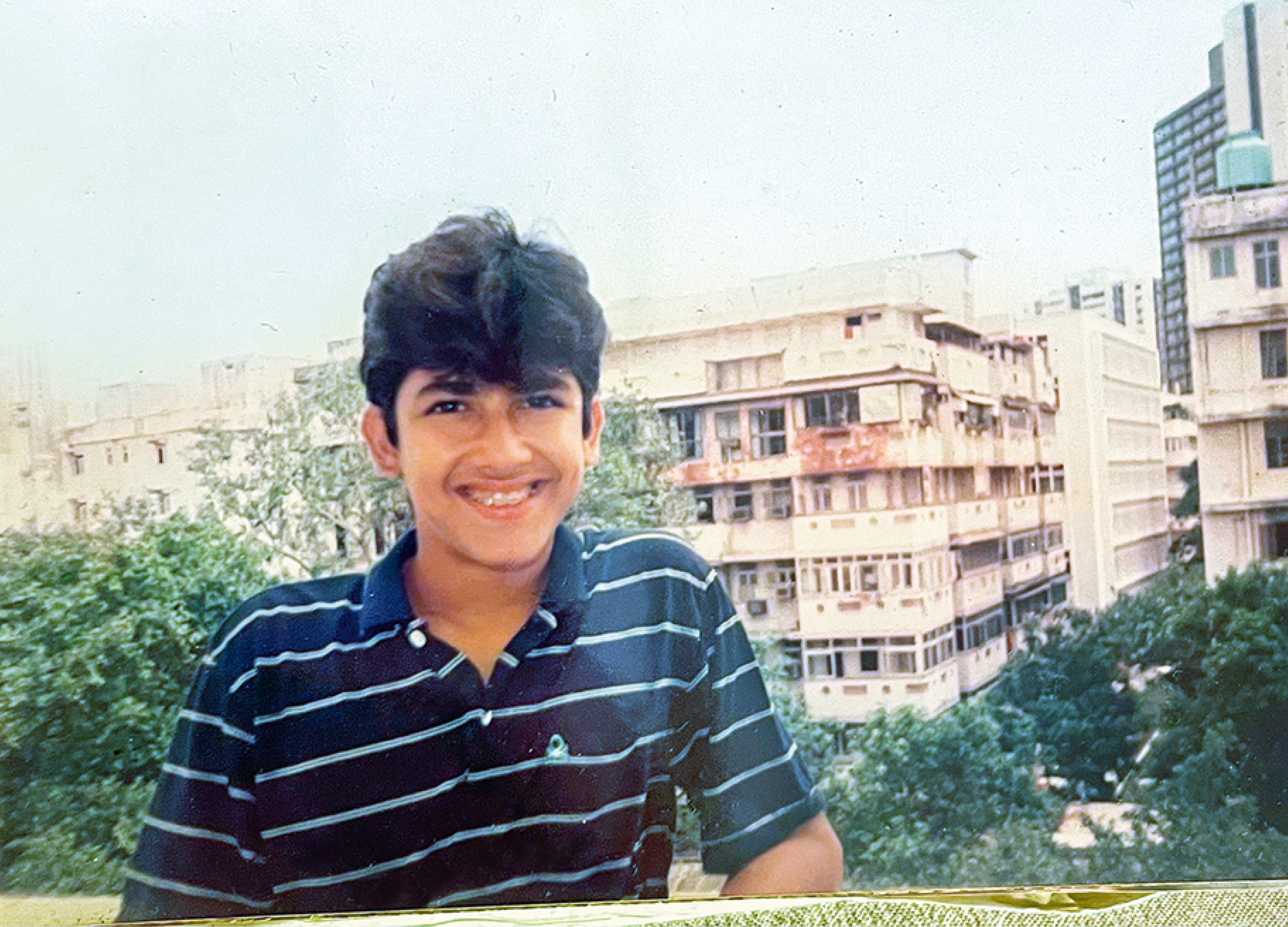 Aftab had braces growing up! Aftab had braces growing up!