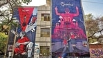 A view of a graffiti, at Hauz Khas village, in New Delhi.(HT photo) A view of a graffiti, at Hauz Khas village, in New Delhi.(HT photo)