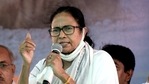 West Bengal Chief Minister Mamata Banerjee addresses a public meeting at Canning South 24 Pragana.(ANI)