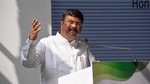 Dharmendra Pradhan at the inaguration of CNG station in Shivane in Pune, India, on Saturday, December 28, 2019.(Sanket Wankhade/HT PHOTO)) Dharmendra Pradhan at the inaguration of CNG station in Shivane in Pune, India, on Saturday, December 28, 2019.(Sanket Wankhade/HT PHOTO))