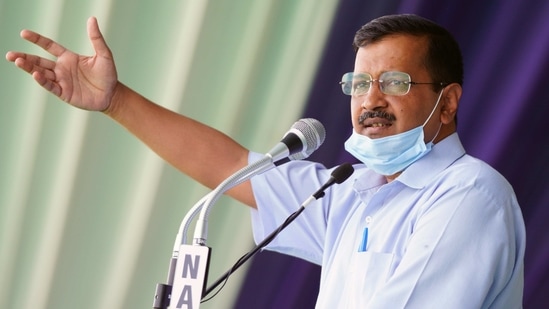 Delhi CM Arvind Kejriwal addresses Kisan Mahapanchyat, in Jind on Sunday. (ANI Photo) Delhi CM Arvind Kejriwal addresses Kisan Mahapanchyat, in Jind on Sunday. (ANI Photo)