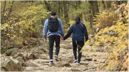 Walking with a partner is great but might slow you down(Unsplash) Walking with a partner is great but might slow you down(Unsplash)