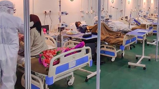 "The number of beds available on our real-time live dashboard for allotment has gone up from 12,906 to 15,971," an official said. (PTI) "The number of beds available on our real-time live dashboard for allotment has gone up from 12,906 to 15,971," an official said. (PTI)
