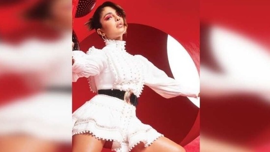 Priyanka Chopra in ivory Zimmermann dress(Instagram/ thebfizz) Priyanka Chopra in ivory Zimmermann dress(Instagram/ thebfizz)