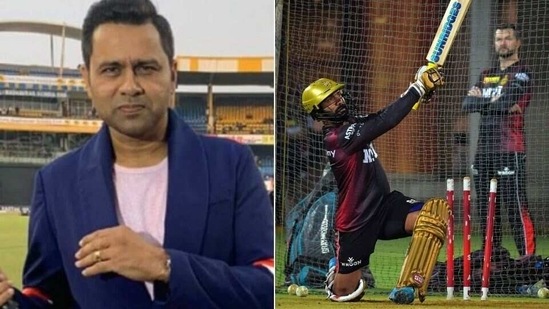 Former Indian opener Aakash Chopra (L), Dinesh karthik (R) (HT Collage)
