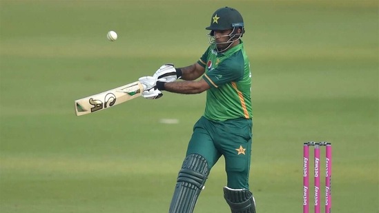 Fakhan Zaman in action. (ICC) Fakhan Zaman in action. (ICC)