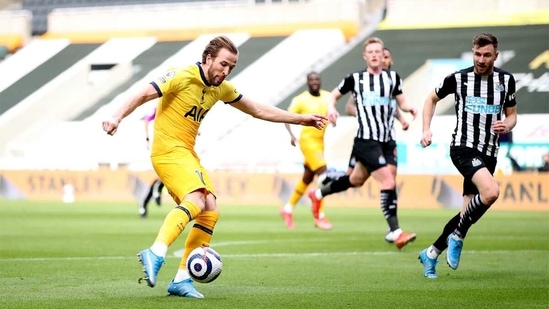 Harry Kane in action against Newcastle. (Tottenham Hotspur/Twitter) Harry Kane in action against Newcastle. (Tottenham Hotspur/Twitter)