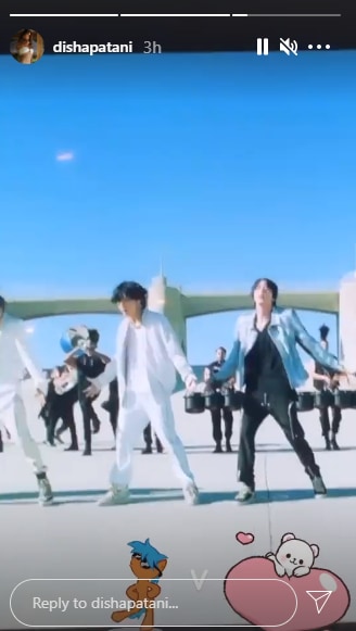 BTS singers V and Jin from the song ON.