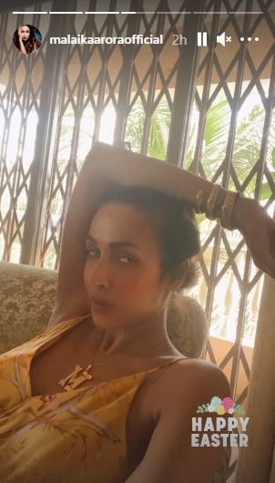 Malaika Arora shares a selfie on Easter.