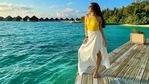Shraddha Kapoor seems to have returned to the Maldives a few weeks after her trip to the island with her parents. Shraddha Kapoor seems to have returned to the Maldives a few weeks after her trip to the island with her parents.