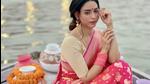 Actor Soundarya Sharma in a Banarasi saree on the ghats of Varanasi; Concept: Shara Ashraf Prayag. (Narendra Gopal Thakuri) Actor Soundarya Sharma in a Banarasi saree on the ghats of Varanasi; Concept: Shara Ashraf Prayag. (Narendra Gopal Thakuri)
