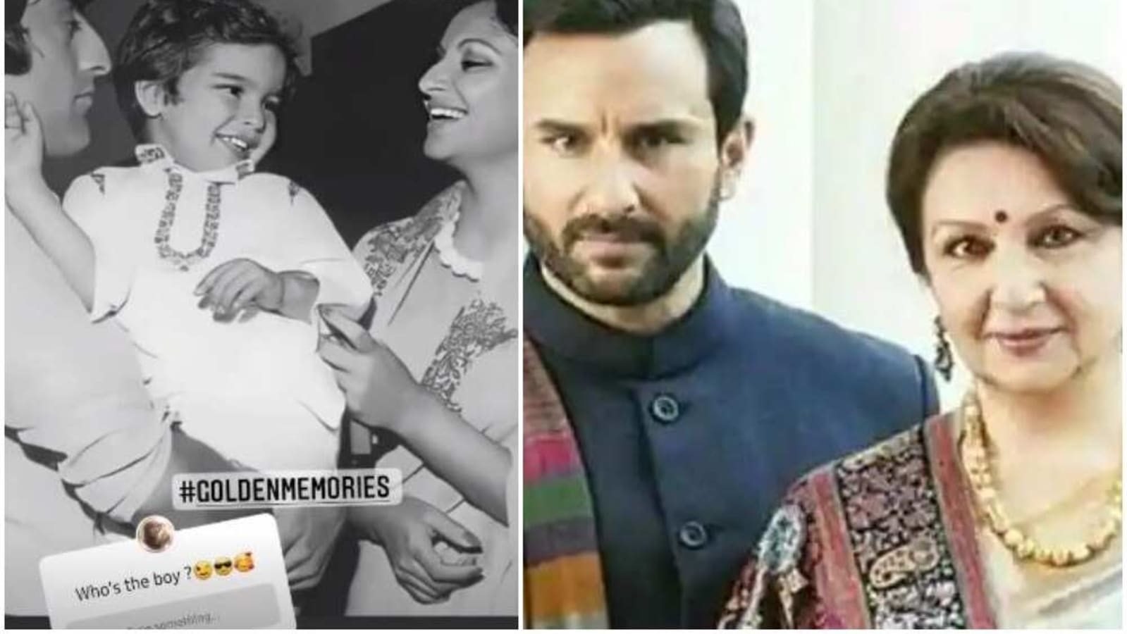 Saif Ali Khan's sister Saba shares his childhood photo, fans say, 'Taimur a carbon copy of his father'