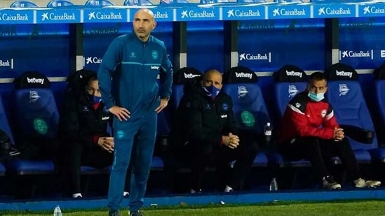 Alaves coach Abelardo Fernandez: File Photo(REUTERS)