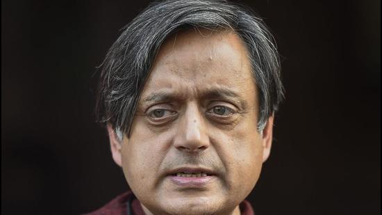 File photo: Senior Congress leader and MP Shashi Tharoor. (PTI)