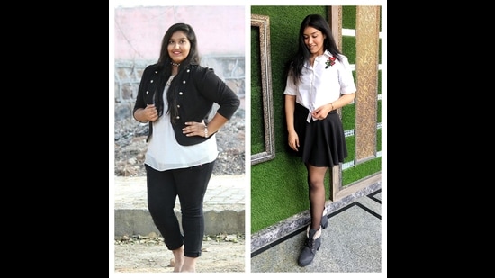 Delhi-based Vanshika Abrol transformed her life by losing around 22 kilos since the start of lockdown. Delhi-based Vanshika Abrol transformed her life by losing around 22 kilos since the start of lockdown.