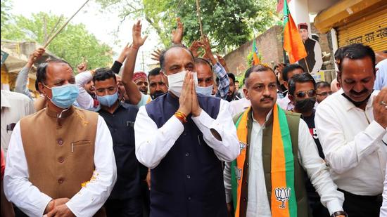 Capturing the Mandi MC is not a cakewalk for the BJP in the face of rebellion by local MLA Anil Sharma, a former state power minister, who refused to campaign for the party. (HT file photo) Capturing the Mandi MC is not a cakewalk for the BJP in the face of rebellion by local MLA Anil Sharma, a former state power minister, who refused to campaign for the party. (HT file photo)