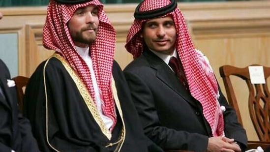 Prince Hamzah Bin Al-Hussein, right, and Prince Hashem Bin Al-Hussein, left. (AP) Prince Hamzah Bin Al-Hussein, right, and Prince Hashem Bin Al-Hussein, left. (AP)