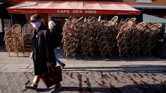 French restaurants have been closed since October to slow the spread of the coronavirus virus.(Reuters) French restaurants have been closed since October to slow the spread of the coronavirus virus.(Reuters)