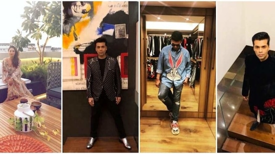 Glimpses of Karan Johar's Bandra home.