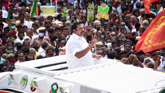 Tamil Nadu Chief Minister and AIADMK leader Edappadi K Palaniswami.(PTI)