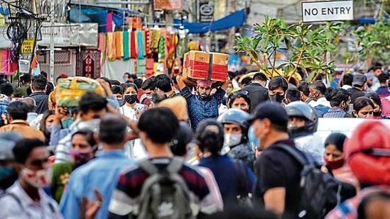 On Monday, the traders also protested in the market to oppose the move. (HT file photo) On Monday, the traders also protested in the market to oppose the move. (HT file photo)